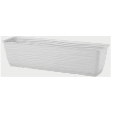 Ящик балконний FORM-PLASTIC Sahara 60 см з піддоном White (5907474358956)