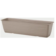 Ящик балконний FORM-PLASTIC Sahara 60 см з піддоном Grey-Beige (5907474358970)