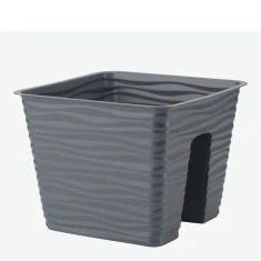 Кашпо балконне FORM-PLASTIC Sahara 27 см Anthracite (5907474360720)