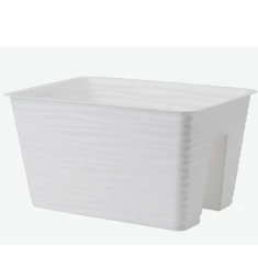Кашпо балконне FORM-PLASTIC Sahara 40 см White (5907474360881)
