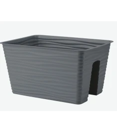 Кашпо балконне FORM-PLASTIC Sahara 40 см Anthracite (5907474360898)