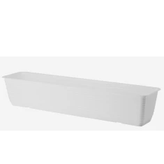 Ящик балконний FORM-PLASTIC Sahara 80 см з піддоном White (5907474361260)