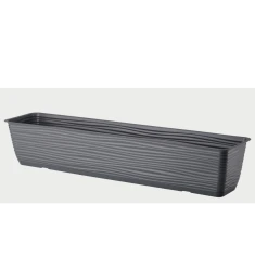 Ящик балконний FORM-PLASTIC Sahara 80 см з піддоном Anthracite (5907474361277)