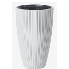 Вазон FORM-PLASTIC Mika Slim 30 Ø 29 см White (5907474367163)