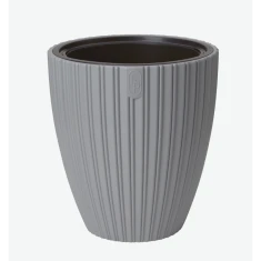 Вазон FORM-PLASTIC Mika Elipsa 40 Platinum (5907474367873)