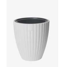 Кашпо FORM-PLASTIC Mika 25 White 23,5 см (5907474380582)