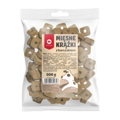 Ласощі для собак Maced м'ясні кільця з куркою 500 г (5907489309646)