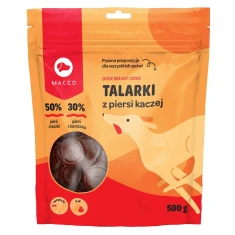 Ласощі для собак Maced Шматочки з качки 500 г (5907489317566)