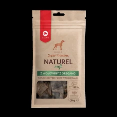 Ласощі для собак Maced NATUREL SOFT з яловичиною та oregano 100 г (5907489324007)