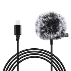 Мікрофон петличний Puluz PU425 1.5m USB-C (PU425)