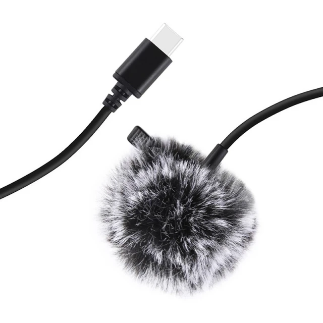 Мікрофон петличний Puluz PU425 1.5m USB-C (PU425)