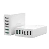 Мережева зарядка BlitzWolf BW-S15 60W 6xUSB-A White (BW-S15)