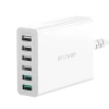 Мережева зарядка BlitzWolf BW-S15 60W 6xUSB-A White (BW-S15)