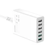 Мережева зарядка BlitzWolf BW-S15 60W 6xUSB-A White (BW-S15)
