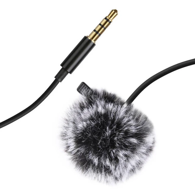 Мікрофон петличний Puluz PU424 1.5m Jack 3.5mm (PU424)