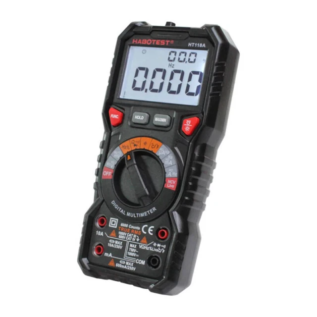 Мультиметр цифровий Habotest HT118A True RMS NCV