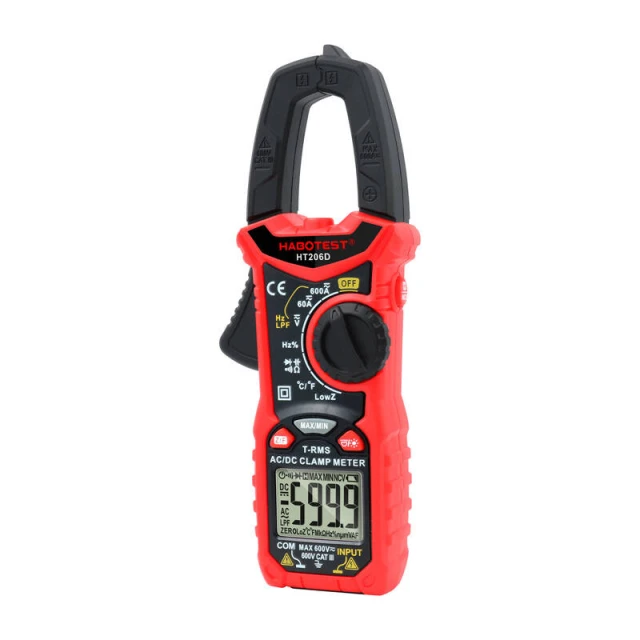 Кліщевий мультиметр Habotest HT206D True RMS NCV LPF (5907489606653)