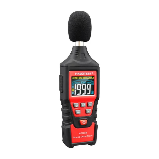 Измеритель уровня звука Habotest HT622B USB A/C (5907489606783)