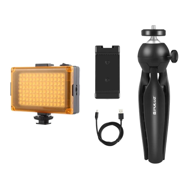 Набор для съемки PULUZ PKT3131B со штативом, лампой и зажимом (PKT3131B)