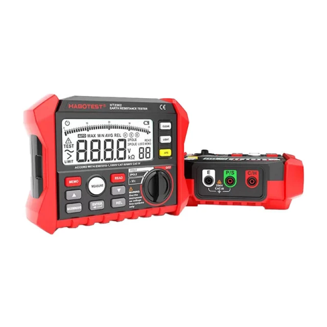 Вимірювач опору заземлення Habotest HT2302 (5907489607803)