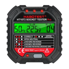 Тестер гнізд Habotest HT107D з дисплеєм (5907489607827)