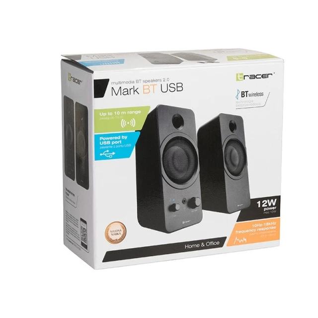 Акустическая система Tracer Mark TRAGLO46370 2.0 Bluetooth (5907512863855)