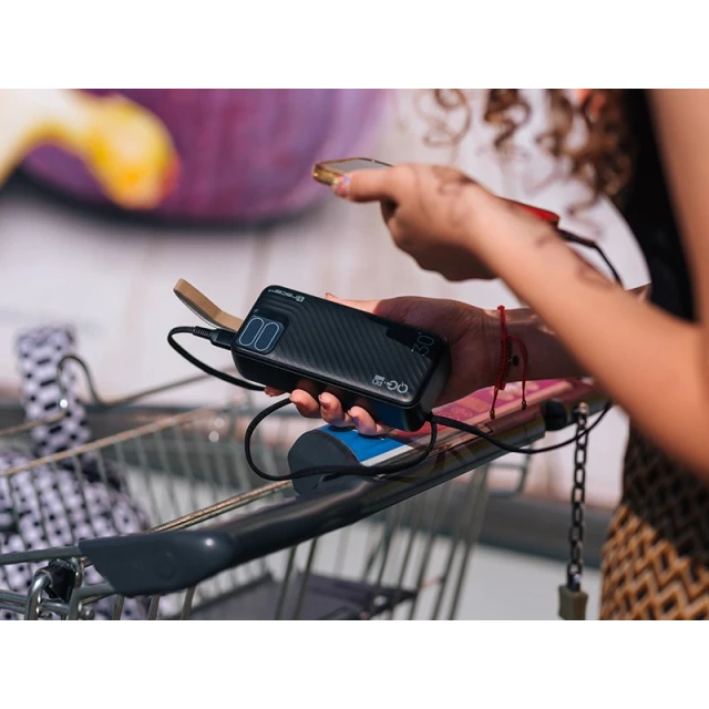 Портативний зарядний пристрій Tracer Blaze 30000 mAh 65 Вт Black (5907512874547)