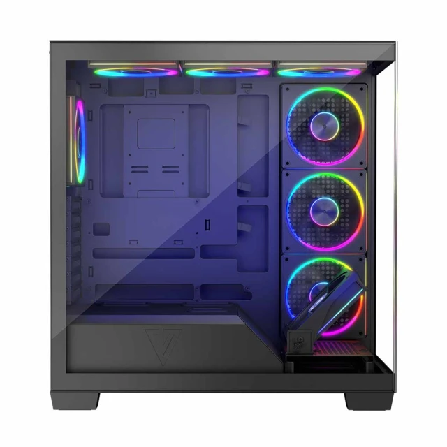 Корпус MODECOM Volcano Stellar ARGB MIDI 8F Black (5907544120032)