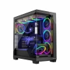 Корпус MODECOM Volcano Stellar ARGB MIDI 8F Black (5907544120032)