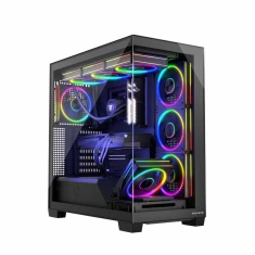 Корпус MODECOM Volcano Stellar ARGB MIDI 8F Black (5907544120032)