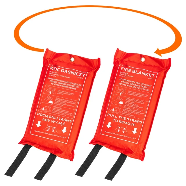 Протипожежна ковдра скловолоконна Neo Tools 1,2x1,8 м (97-674)