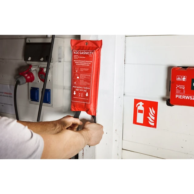 Протипожежна ковдра скловолоконна Neo Tools 1,2x1,8 м (97-674)