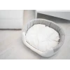 Лежак овальний для собак Amiplay Morgan White S (5907563238657)