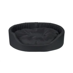 Лежак овальный Amiplay Basic Black XS (5907563246102)
