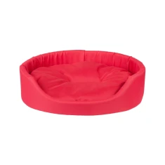 Лежак овальный Amiplay Basic Red XS (5907563246119)
