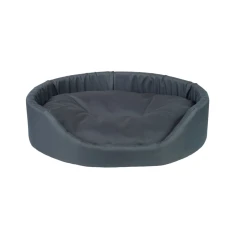 Лежак овальний для собак Amiplay Basic Grey XS (5907563246140)