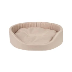 Лежак овальний для собак Amiplay Basic Beige M (5907563246225)
