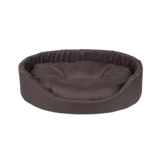 Лежак овальний Amiplay Basic Brown M (5907563246232)