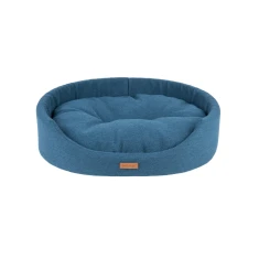 Лежак овальний для собак Amiplay Montana Blue L (5907563274242)