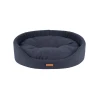 Лежак овальний для собак Amiplay Montana XXL Black (5907563281103)