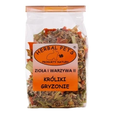 Кормова добавка для гризунів та кроликів Herbal Pets трави та овочі II 50 г (5907587664081)