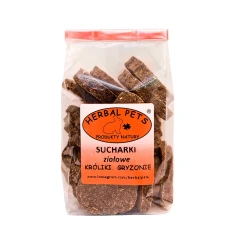 Ласощі для гризунів Herbal Pets сухарики трав'яні 140 г (5907587664777)