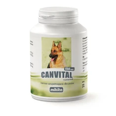 Кормова добавка для собак Mikita Canvital з часником 150 таблеток (5907615401121)