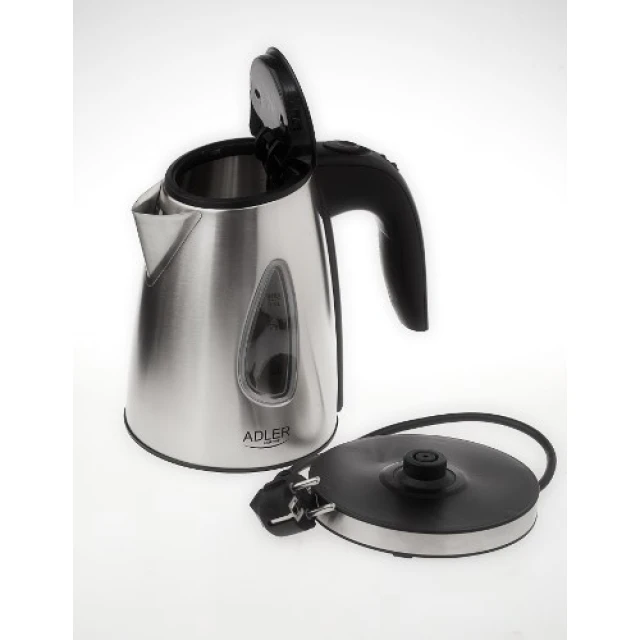 Електрочайник Adler AD1203 1 л 1630 Вт Stainless Steel (5907633494495)