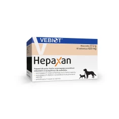 Кормова добавка для собак Nutrifarm Hepaxan 60 таб (5907677725548)
