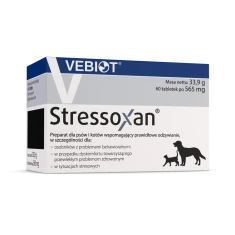 Кормова добавка для собак Nutrifarm Stressoxan 60 таб (5907677725821)