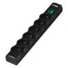 Подовжувач із захистом від перенапруги Ever Optima 1,5 м 6 розеток 10 А Black (5907683603533)