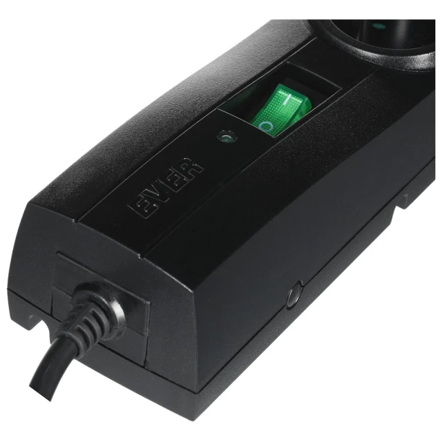 Мережевий фільтр Ever Classic 3,0 м 5 розеток 10 A Black (5907683604608)