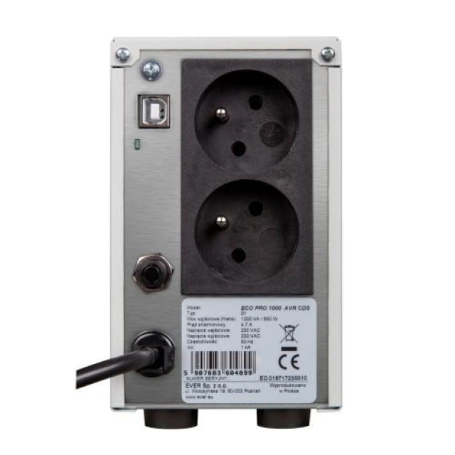 Источник бесперебойного питания Ever ECO PRO 1000 AVR CDS (5907683604899)