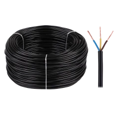 Електричний кабель Elektrokabel OMY 3x1,5 300/300V Black (KAB0824)
